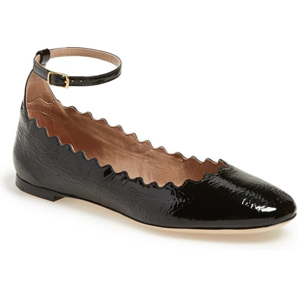 'Laurent' Ankle Strap Flat By Chloé - Picture 6 of 6